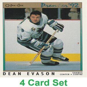 Dean Evason Hockey Card Collection